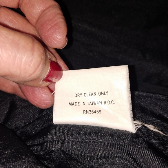 KNIGHTS BRIDGE Dark Grey Wool Full Zip Long Sleeve Coat Size Large - Picture 11 of 14